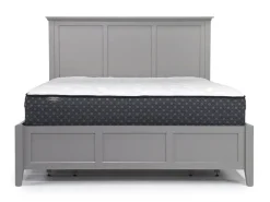 Mor Furniture Grace Storage Bed, Dresser, Mirror & Nightstand In Snowfall, Full
