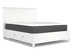 Mor Furniture Grace Storage Bed, Dresser, Mirror & Nightstand In Snowfall, Full