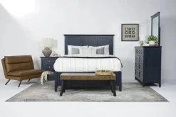 Mor Furniture Grace Storage Bed, Dresser, Mirror & Nightstand In Snowfall, Full