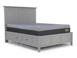 Mor Furniture Grace Storage Bed, Dresser, Mirror & Nightstand In Snowfall, Full
