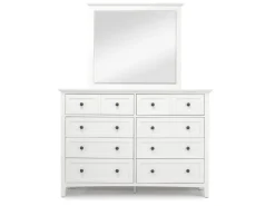 Mor Furniture Grace Storage Bed, Dresser, Mirror & Nightstand In Snowfall, Full