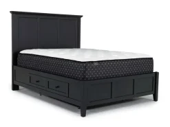 Mor Furniture Grace Storage Bed In Raven, Full