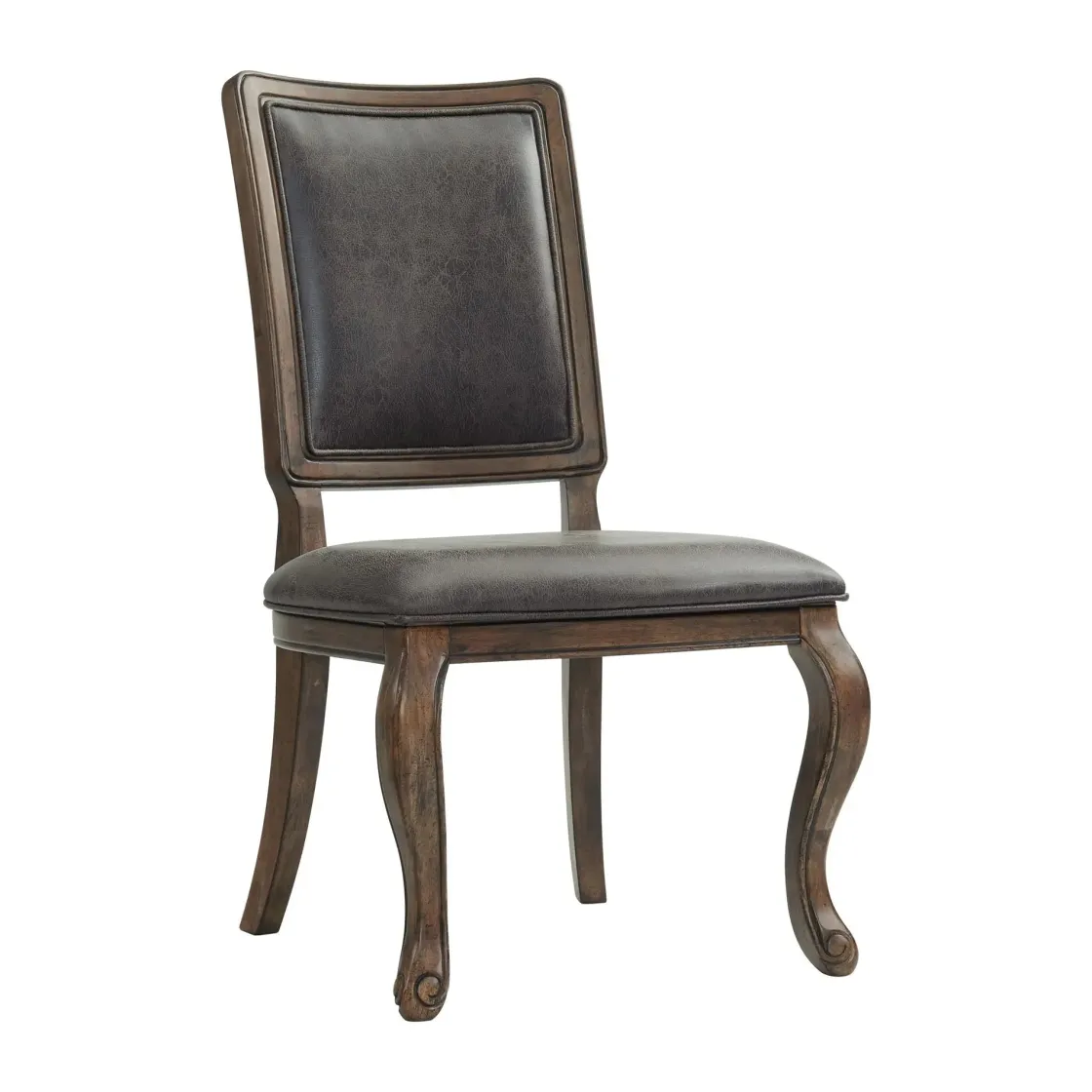 Mor Furniture Gramercy Tufted Tall Back Side Chair In Walnut, Set Of 2
