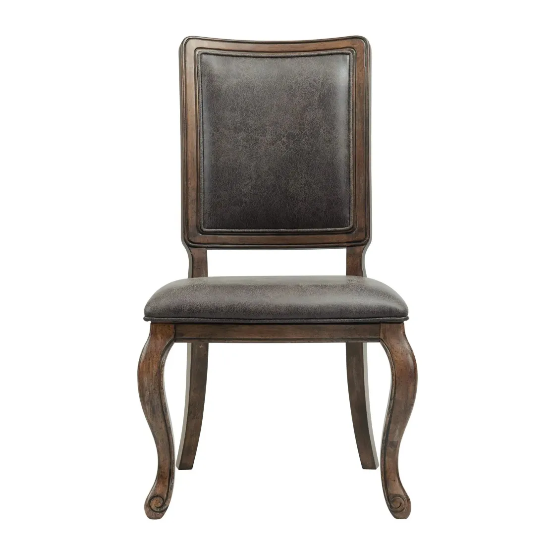 Mor Furniture Gramercy Tufted Tall Back Side Chair In Walnut, Set Of 2