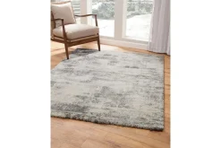 Mor Furniture Granada Alto Rug In Ivory/Gray/Beige, 5’ X 8’