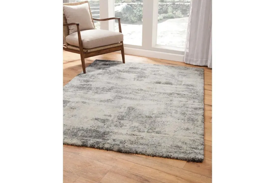 Mor Furniture Granada Alto Rug In Ivory/Gray/Beige, 5’ X 8’