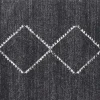 Mor Furniture Granada Luna Rug In Diamond Black, 5’ X 8’