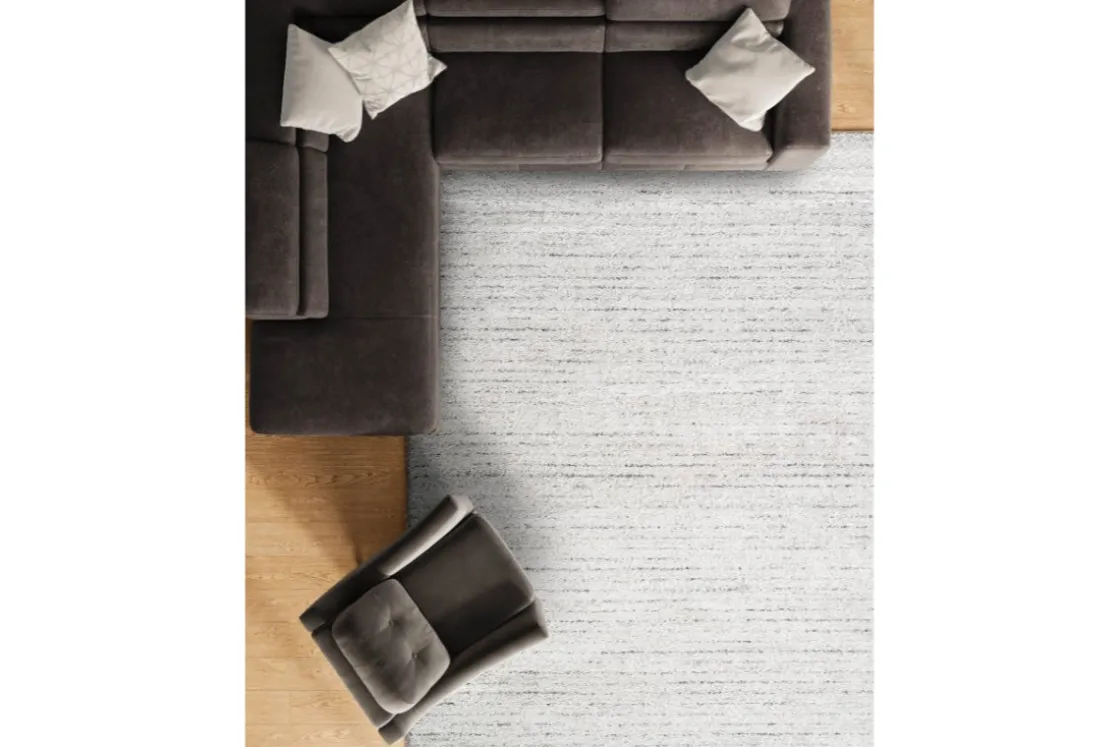 Mor Furniture Granada Mar Rug In Washed Ivory, 5’ X 8’