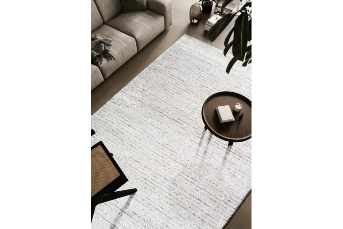 Mor Furniture Granada Mar Rug In Washed Ivory, 5’ X 8’
