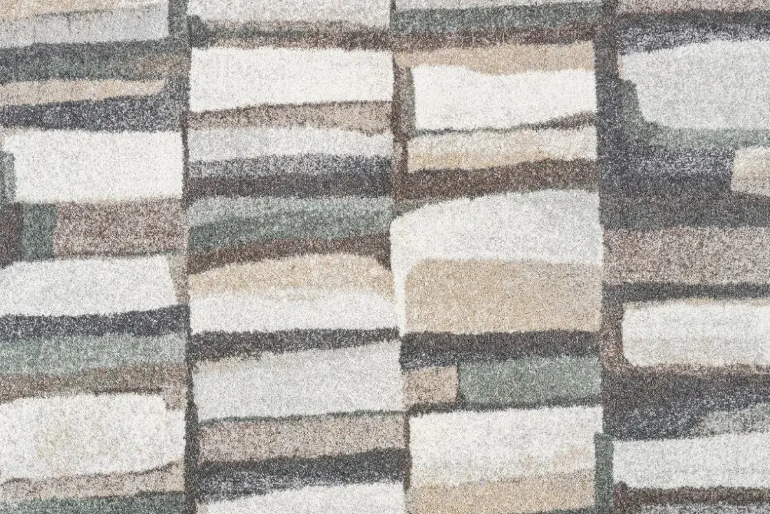 Mor Furniture Granada Sevilla Rug In Multicolor/Sage, 5’ X 7’