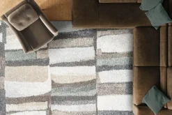Mor Furniture Granada Sevilla Rug In Multicolor/Sage, 5’ X 7’