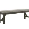Mor Furniture Gulliver Bench In Rustic Brown