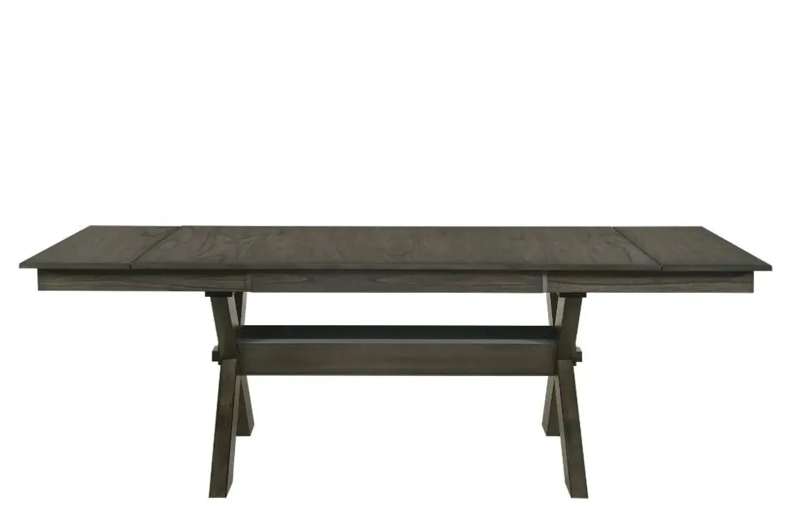 Mor Furniture Gulliver Dining Table, 4 Chairs & Bench In Rustic Brown