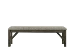 Mor Furniture Gulliver Dining Table, 4 Chairs & Bench In Rustic Brown