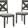 Mor Furniture Gulliver Side Chair In Rustic Brown, Set Of 2