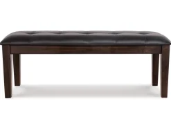 Mor Furniture Haddigan Dining Bench In Dark Brown