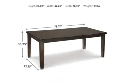 Mor Furniture Haddigan Extendable Dining Table, 4 Chairs & Bench In Dark Brown