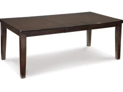 Mor Furniture Haddigan Extendable Dining Table & 8 Chairs In Dark Brown