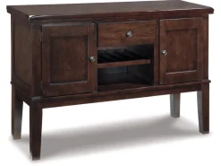 Mor Furniture Haddigan Server In Dark Brown