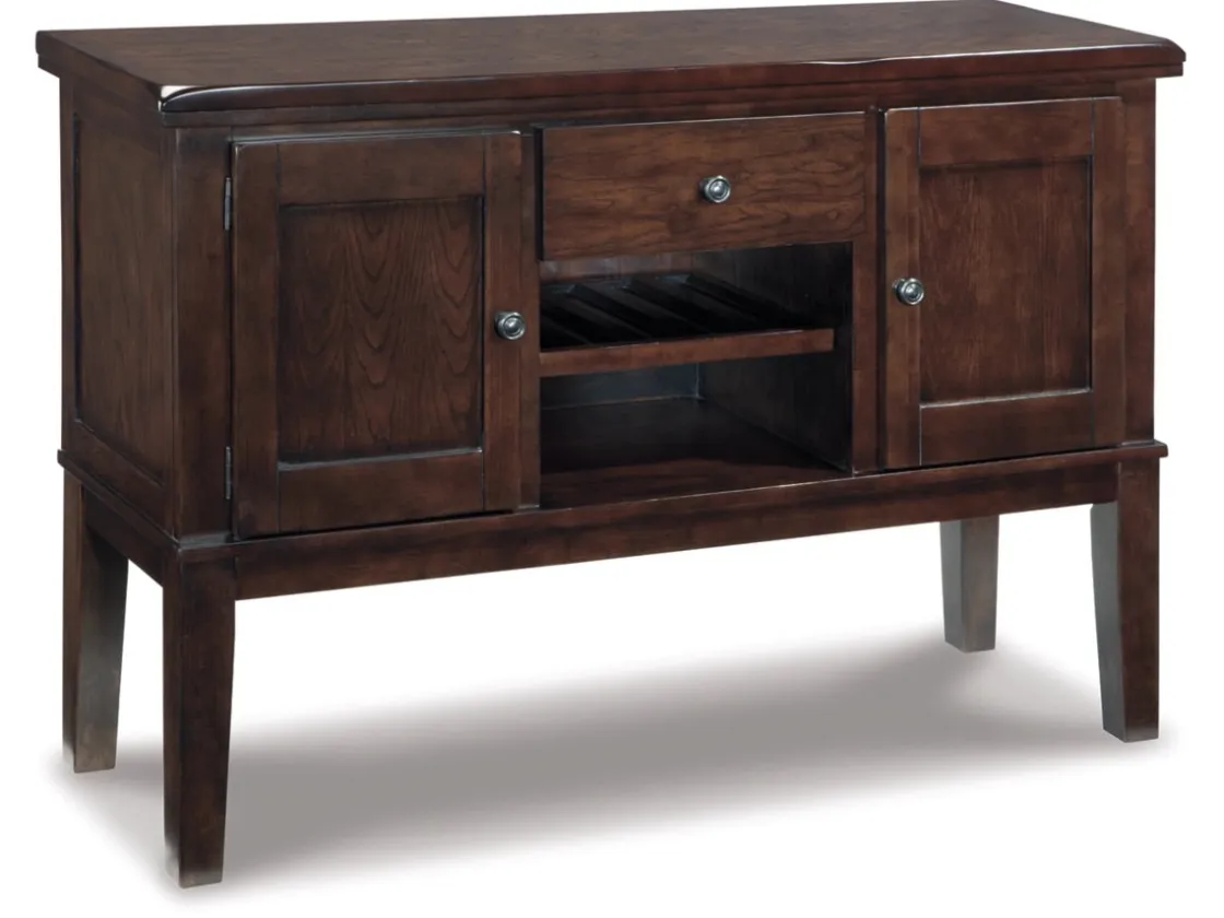Mor Furniture Haddigan Server In Dark Brown