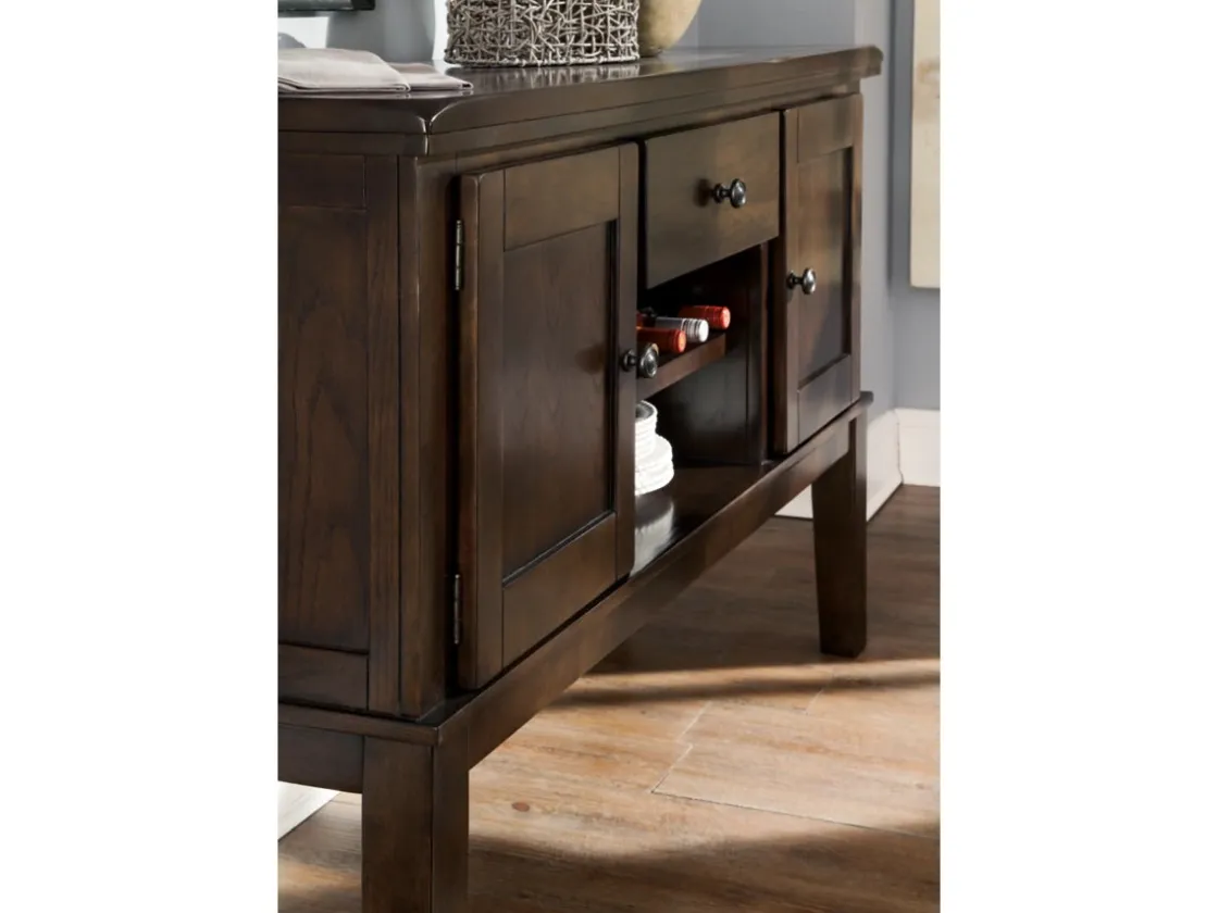 Mor Furniture Haddigan Server In Dark Brown