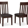 Mor Furniture Haddigan Side Chair In Dark Brown, Set Of 2
