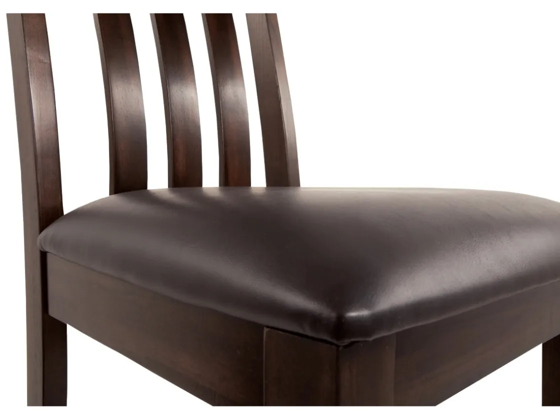 Mor Furniture Haddigan Side Chair In Dark Brown, Set Of 2