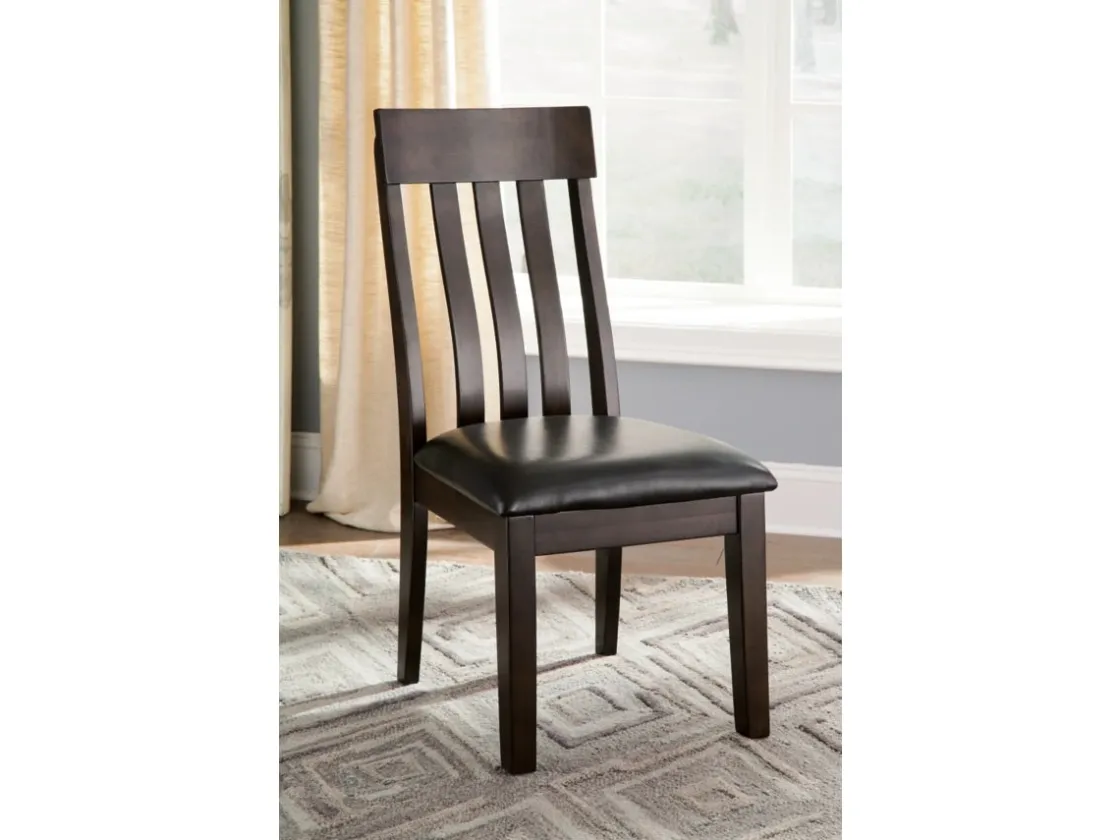 Mor Furniture Haddigan Side Chair In Dark Brown, Set Of 2