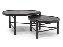 Mor Furniture Hadleigh Nesting Coffee Tables In Coffee Bean, Set Of 2
