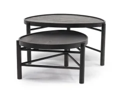 Mor Furniture Hadleigh Nesting Coffee Tables In Coffee Bean, Set Of 2