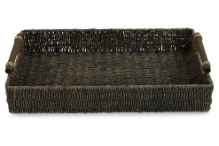 Mor Furniture Halima Tray In Chocolate, Set Of 2