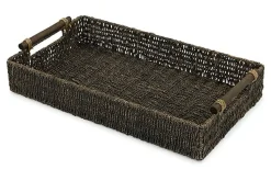 Mor Furniture Halima Tray In Chocolate, Set Of 2