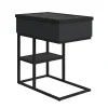 Mor Furniture Halo Accent C Table In Black
