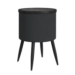 Mor Furniture Halo Round End Table In Black