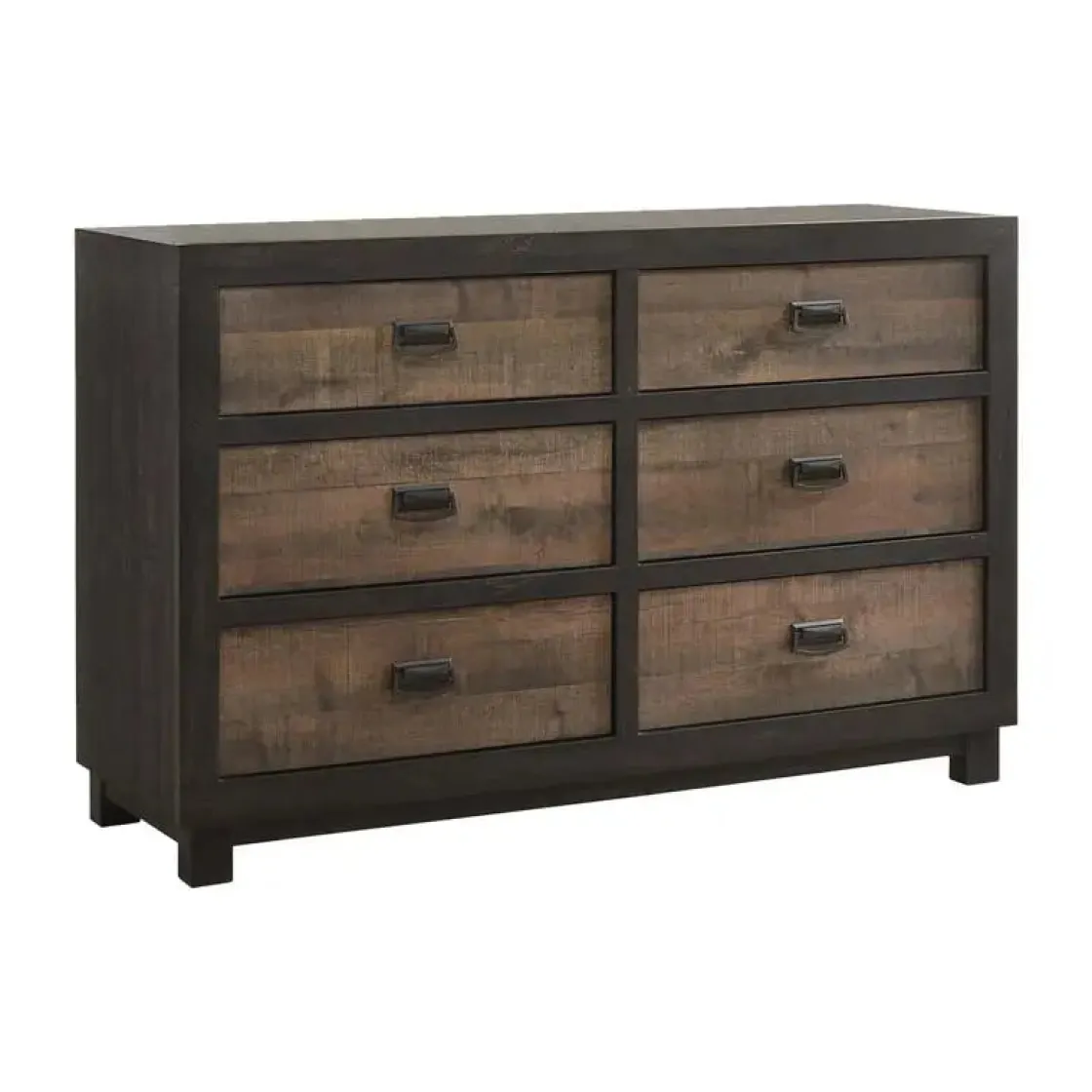 Mor Furniture Harlington Panel Bed, Dresser, Mirror & Nightstand In Walnut, Full