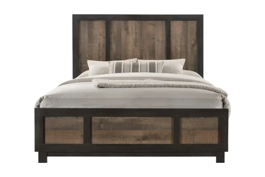 Mor Furniture Harlington Panel Bed In Walnut, Full