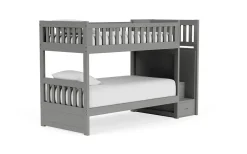 Kids Mor Furniture Harlow Bunk Bed In Espresso, Twin/Twin