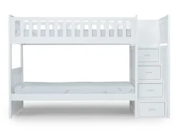 Kids Mor Furniture Harlow Bunk Bed In Espresso, Twin/Twin