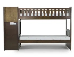 Kids Mor Furniture Harlow Bunk Bed In Espresso, Twin/Twin