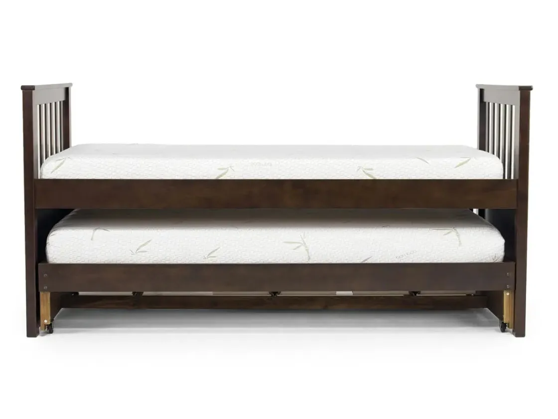 Kids Mor Furniture Harlow Captain Bed W/ Storage Trundle In Espresso