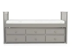 Kids Mor Furniture Harlow Captain Bed W/ Storage Trundle In Espresso