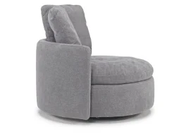 Mor Furniture Harrison Swivel Chair In Helio Pewter 100