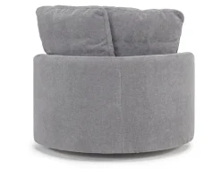 Mor Furniture Harrison Swivel Chair In Helio Pewter 100