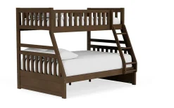 Kids Mor Furniture Hayden Bunk Bed In Espresso, Twin/Full