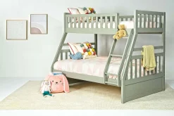 Kids Mor Furniture Hayden Bunk Bed In Espresso, Twin/Full