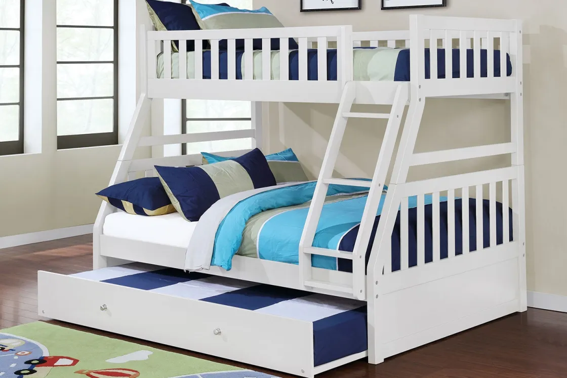 Kids Mor Furniture Hayden Bunk Bed In Espresso, Twin/Full