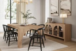 Mor Furniture Heron Media Console In Natural, 70 Inch