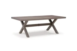 Mor Furniture Hillside Barn Outdoor Dining Table, 4 Side Chairs & 2 Arm Chairs In Gray/Brown