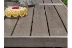 Mor Furniture Hillside Barn Outdoor Dining Table, 4 Side Chairs & 2 Arm Chairs In Gray/Brown