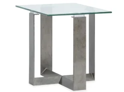 Mor Furniture Holden End Table In Aged Pewter